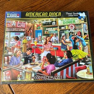 White Mountain brand new American Diner puzzle